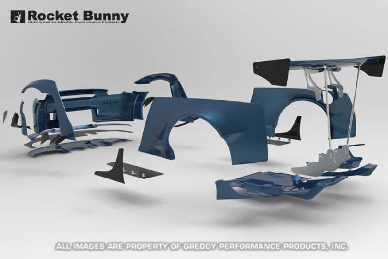 GReddy 17020648 09+ fits Nissan GT-R R35 Rocket Bunny GT-Wing (Hardware)