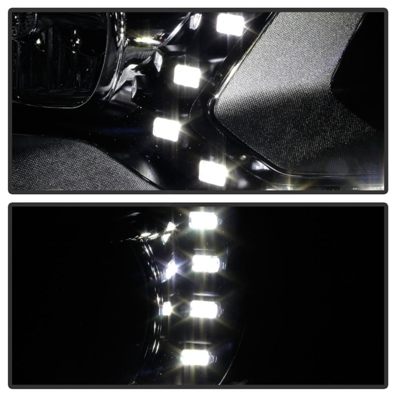 Spyder 9948527 fits VW Tiguan LED/DRL Projector Headlights Chrome PRO-JH-VWT12-
