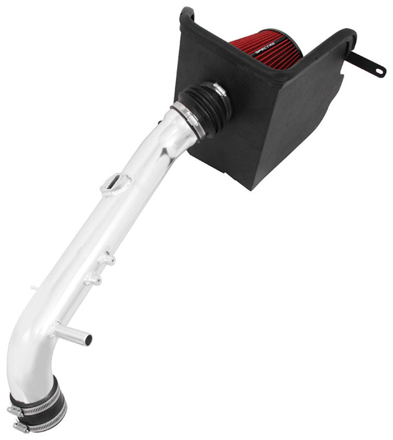Spectre 9056 12-16 fits Toyota Tacoma 2.7L F/I Air Intake Kit - Polished w/Red Filter