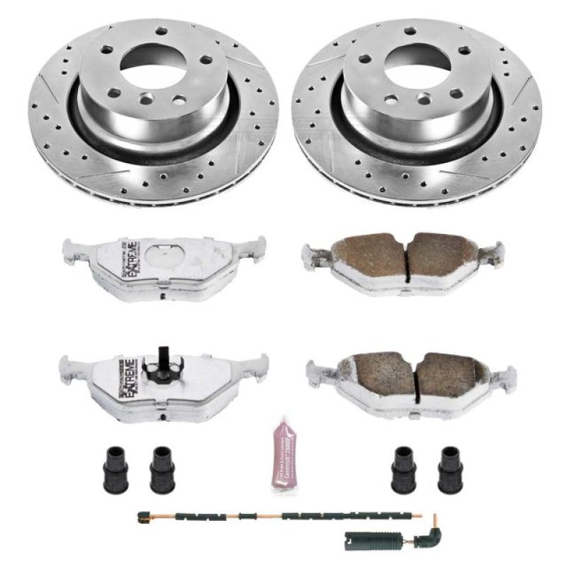 PowerStop K962-26 03-08 fits BMW Z4 Rear Z26 Street Warrior Brake Kit