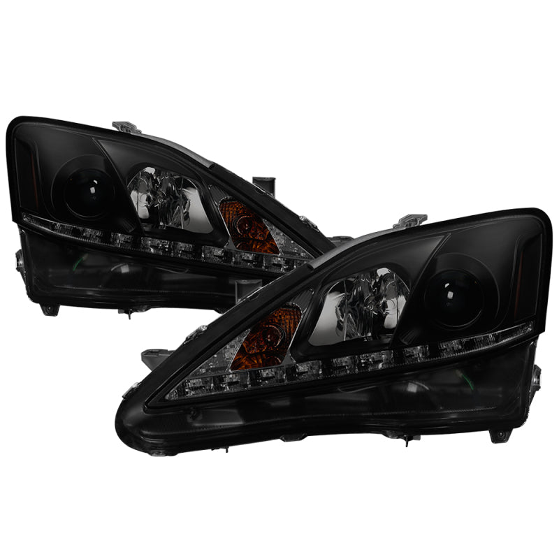 Spyder 5080073 fits Lexus 06-20 IS 250/350 2010 Projector Headlights DRL Black