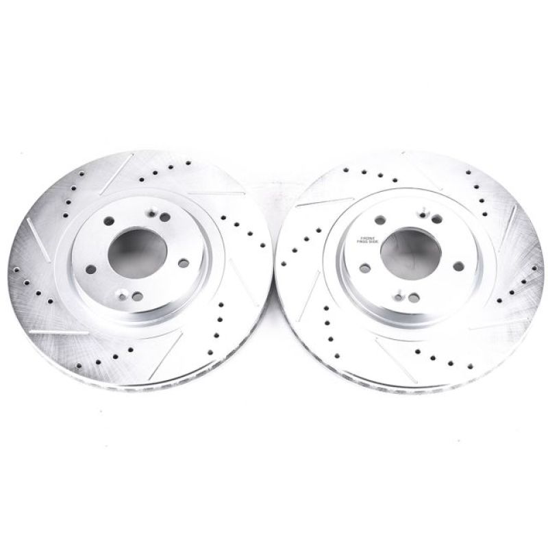 PowerStop fits Hyundai 13-18 Santa Fe Sport Front Evolution Drilled & Slotted