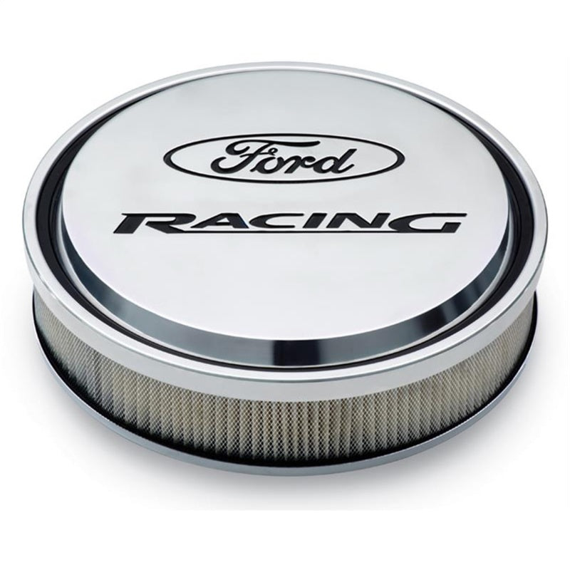 fits Ford 302-383 Racing Polished Slant Edge Air Cleaner