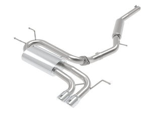 AFE 49-37005-P  2-1/2in SS-304 Cat-Back Exhausts w/ Polished Tip 16-19 fits Maz