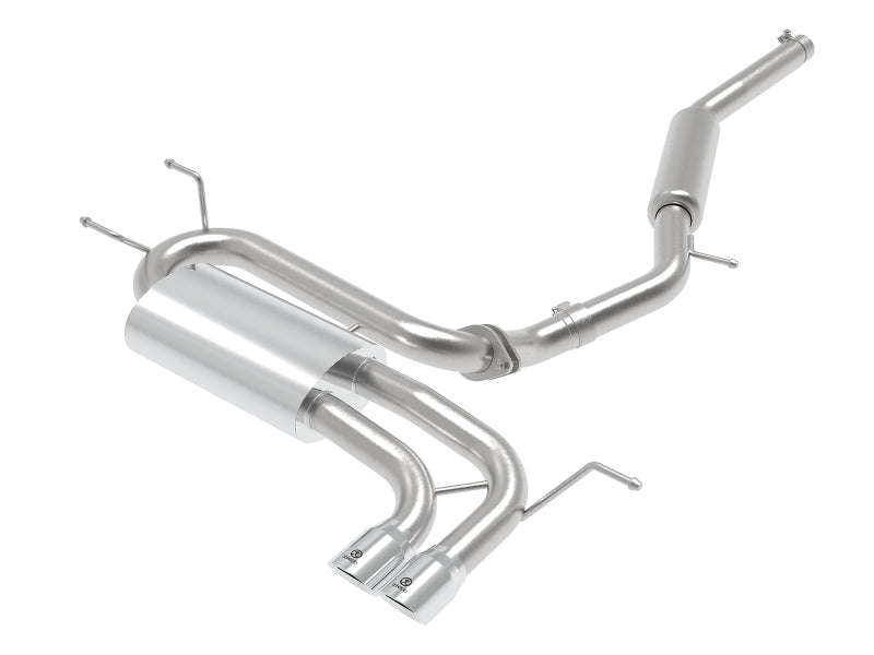 AFE 49-37005-P  2-1/2in SS-304 Cat-Back Exhausts w/ Polished Tip 16-19 fits Maz