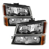 5069801 Xtune fits Chevy 03-06 Silverado 2500HD Crystal Headlights w/ Bumper L