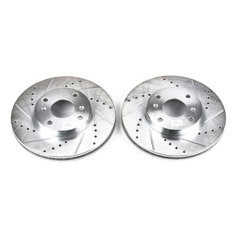 PowerStop fits Acura 98-99 CL Front Evolution Drilled & Slotted Rotors - Pair