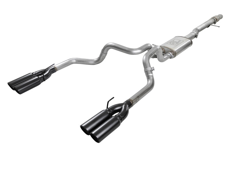 AFE 49-34102-B  Series 4-3in 304SS Exhaust Cat-Back w/ Blk Tips 2019 fits GM Si