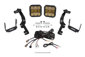 Diode Dynamics DD7606 Stage Series Ditch Light Kit for 2019-Present Ram SS5 - Yellow Pro Combo