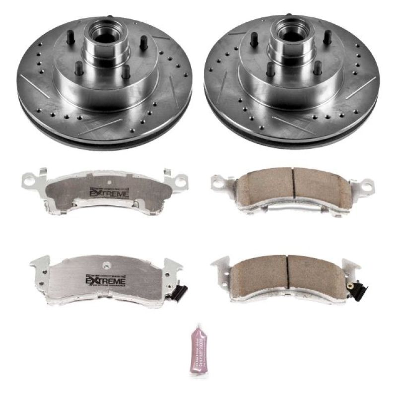 PowerStop K2580-26 1975 fits Buick Apollo Front Z26 Street Warrior Brake Kit