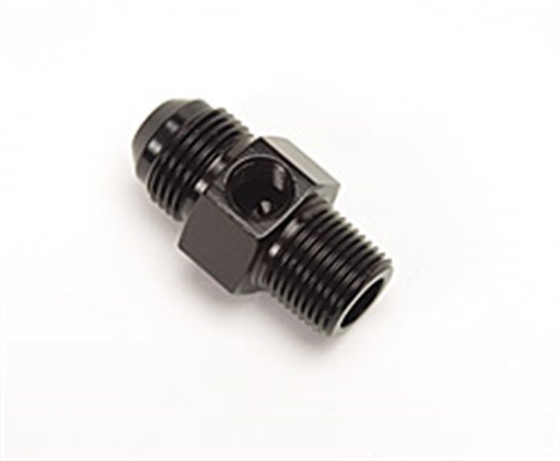Russell 670083 Performance -6 AN Flare to 3/8in Pipe Pressure Adapter (Black)