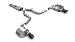 CORSA Performance 14440BLK Corsa 2005-2010 fits Dodge Charger SRT-8 6.1L V8 Black Xtreme Cat-Back Exhaust