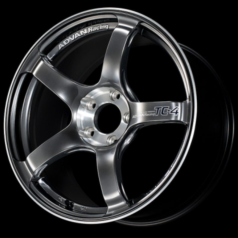 Advan YADS8H45DHBF TC4-SE 18x8.5 +45 5x100 Racing Hyper Black and Diamond Cut Wheel