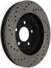 Stoptech 127.61086L 05-10 Ford Mustang GT Front Left Slotted & Drilled Rotor