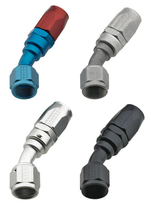 Fragola 103012 -12AN x 30 Degree Power Flow Hose End - Blue/Red