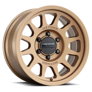 Method Wheels MR70389093940H Method MR703 Bead Grip HD 18x9 +40mm Offset 6x5.5 95.25mm CB Method Bronze Wheel