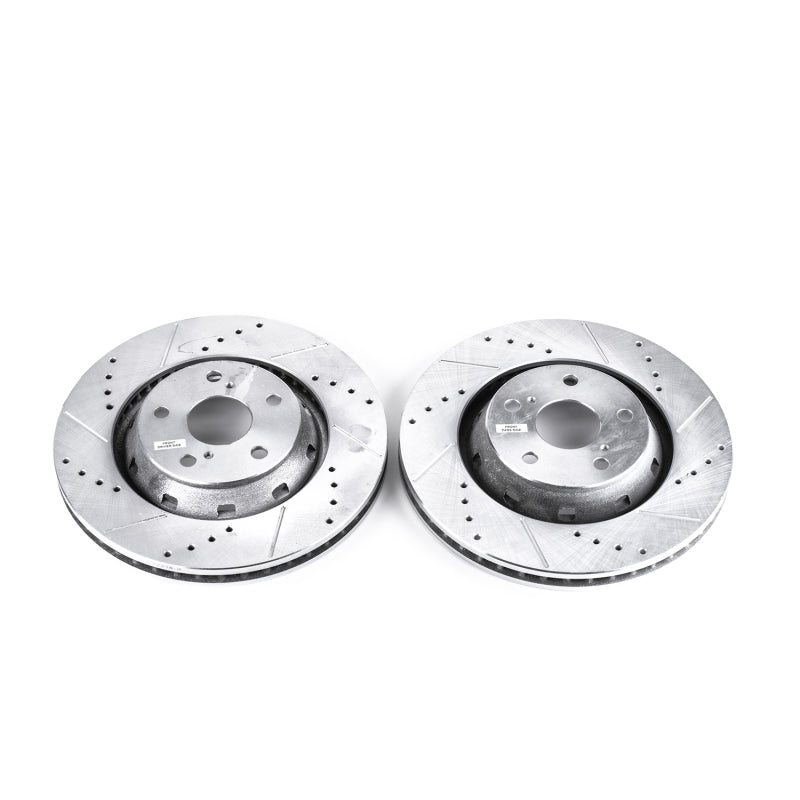 PowerStop fits Toyota 09-16 Venza Front Evolution Drilled & Slotted Rotors -