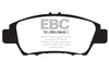 EBC DP22041 10+ fits Honda CR-Z 1.5 Hybrid Greenstuff Front Brake Pads