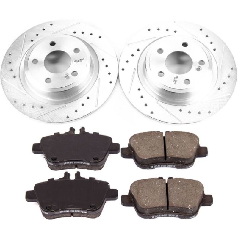 PowerStop K6894 fits Mercedes-Benz SLC300 Rear Z23 Evolution Sport Brake Kit