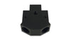 Vibrant 10893  Aluminum Y-Block Fitting with 1/8in NPT Port -8AN x Dual -8AN OR