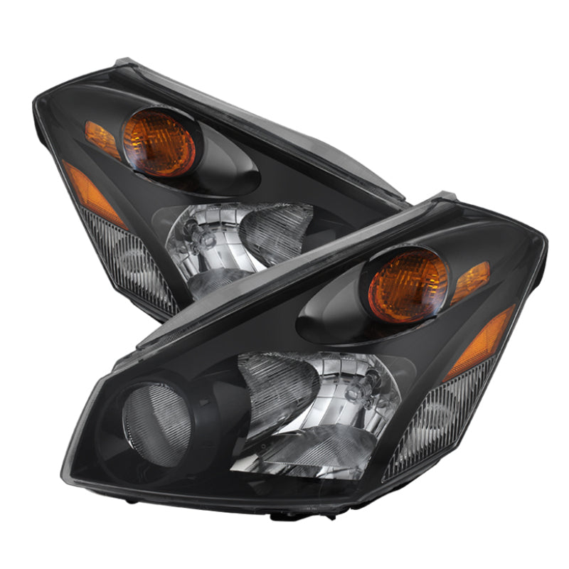 Xtune 9023422 fits Nissan 04-09 Quest Crystal Headlights Black HD-JH-NQ04-AM-BK
