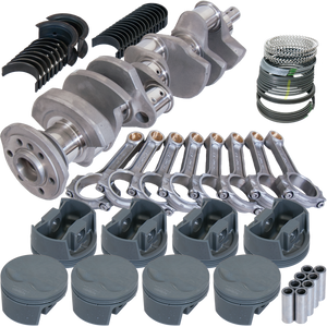 Eagle 62501000 fits Chevy 400 3.750in Crank 5.700in I-Beam Rods -5cc Flat Top 4.125in Pistons Rotating Assembly