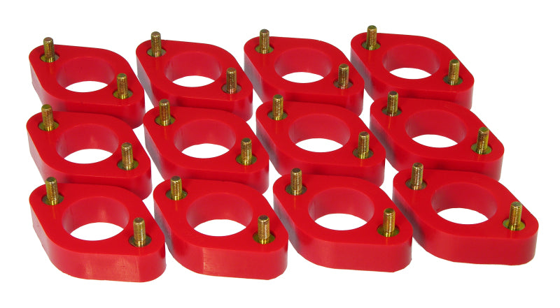 Prothane 1-116 07+ fits Jeep Wrangler JK Body Spacer Kit - 1in Lift - Red
