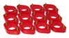 Prothane 1-116 07+ fits Jeep Wrangler JK Body Spacer Kit - 1in Lift - Red