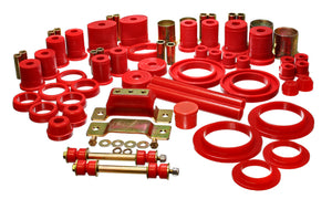 Energy Suspension 4.18109R 94-95 fits Ford Mustang Red Hyper-flex Master Bushing Set w/ V-8
