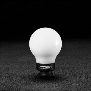 COBB 211350-W-BK fits Subaru 5-Speed COBB Knob - White Knob w/ Stealth Black