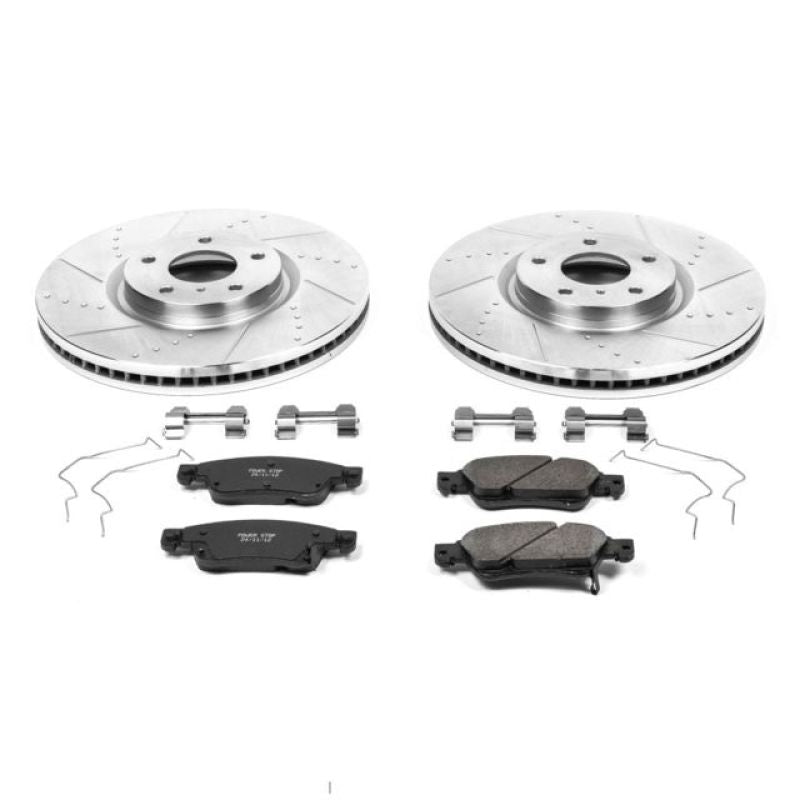 PowerStop K3022 fits Infiniti 07-08 G35 Front Z23 Evolution Sport Brake Kit