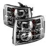 9032202 Xtune fits Chevy 07-13 Silverado 1500/2500/3500 LED Halo Projector Hea