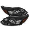 SPYDER 9932687 xTune fits Ford Focus Projector Headlights OE Style Halogen Black