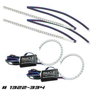 ORACLE Lighting 1322-334 Oracle 15-17 fits Ford Focus RS/ST DRL Upgrade w/ Halo Kit - ColorSHIFT w/o Controller
