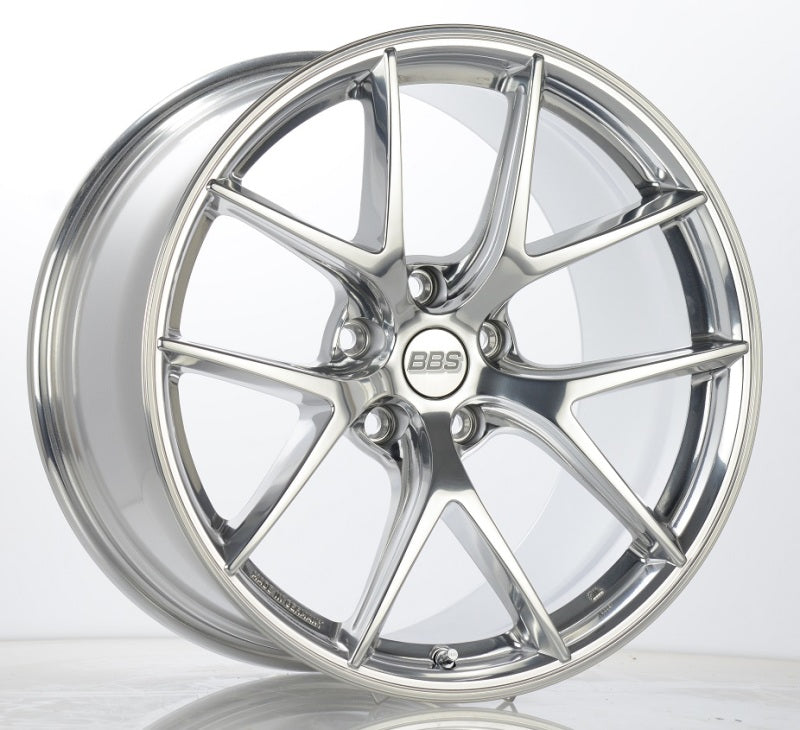 BBS CI0801CP CI-R 20x11.5 5x120 ET52 Ceramic Polished Rim Protector Wheel -82mm PFS/Clip Required