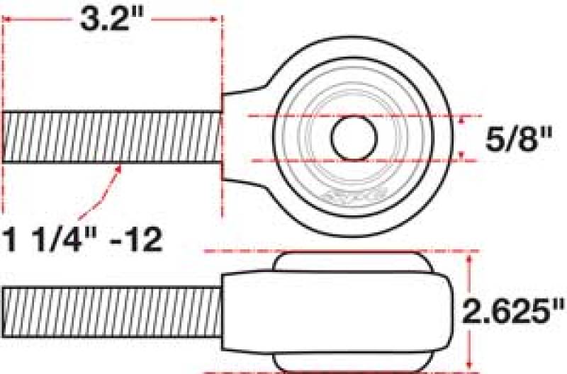 SPC Performance 15739 XAXIS Rod End Ball Joint