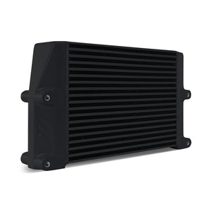 Mishimoto MMOC-SSO-10BK Heavy-Duty Oil Cooler - 10in. Same-Side Outlets - Black