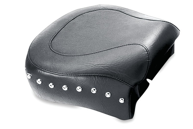 Mustang 75707 Harley Sportster Wide Touring Passenger Seat w/Studs - Black