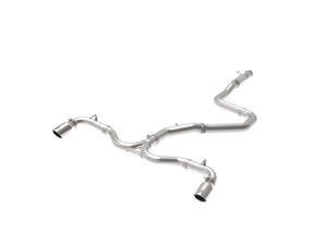 AFE 49-37003-1P  3-2.5in 304 SS Cat-Back Exh Sys w/Polished Tips 2018 fits Hyun
