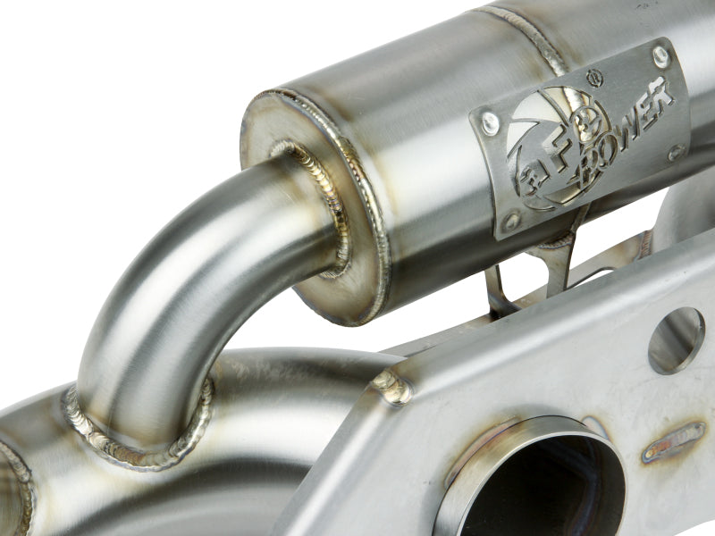 AFE 49C36434 MACHForce XP 304 Stainless Secondary Muffler Delete Pipe 14-19 fit