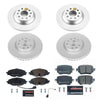 Power Stop ESK7634 17-18 fits Volkswagen Golf Front & Rear Euro-Stop Brake Kit