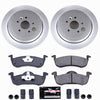 Power Stop 13-19 Lincoln MKT Rear Z23 Coated Brake Kit