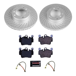 PowerStop ESK7194 2005 fits Porsche 911 Front Euro-Stop Brake Kit
