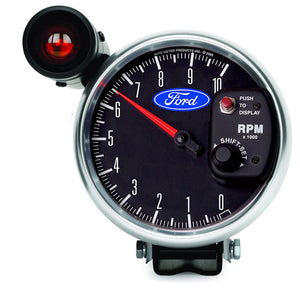 AutoMeter 880827 Autometer fits Ford 5in. 10K RPM Pedestal w/ Ext. Shift-Lite Tachometer Gauge