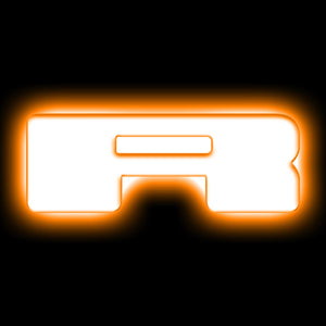ORACLE Lighting 3140-R-005 Universal Illuminated LED Letter Badges - Matte Wht Surface Finish - R