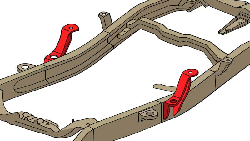 RustBuster RB7608L Cab And Bed Mount Left Side