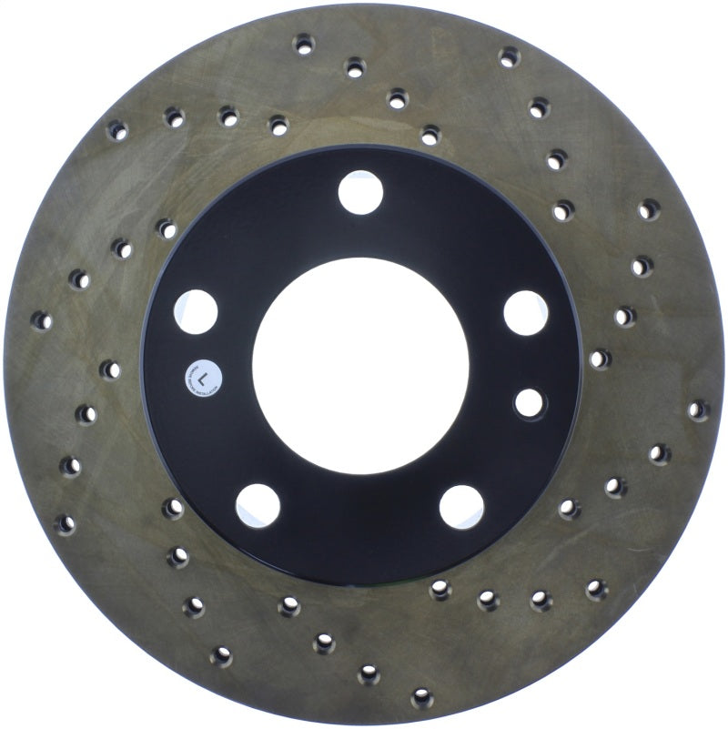 Stoptech 128.34008L Drilled Sport Brake Rotor