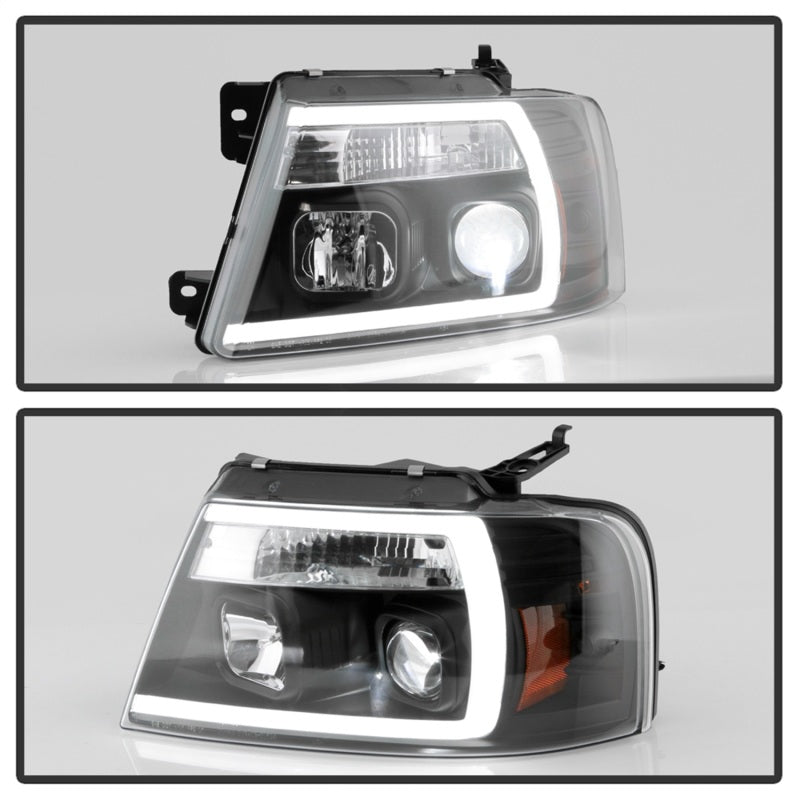 Spyder 5088161 fits Ford 04-08 F-150 High-Power LED Headlights - Black PRO-YD-F