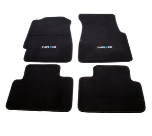 NRG FMR-120NRG Floor Mats - 92-95 fits Honda Civic 2DR (NRG Logo) - 4pc.