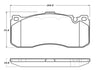 Stoptech 308.1371 Street Touring 08-09 fits BMW 128i/135i Coupe Front Brake Pads